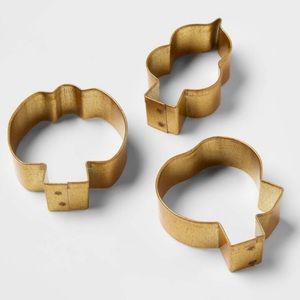 Threshold 3pc Metal Fruit Cookie Cutter Set Apple Pear Tree